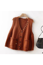 Enchanted Forest Knit Vest cottagecoreclothes