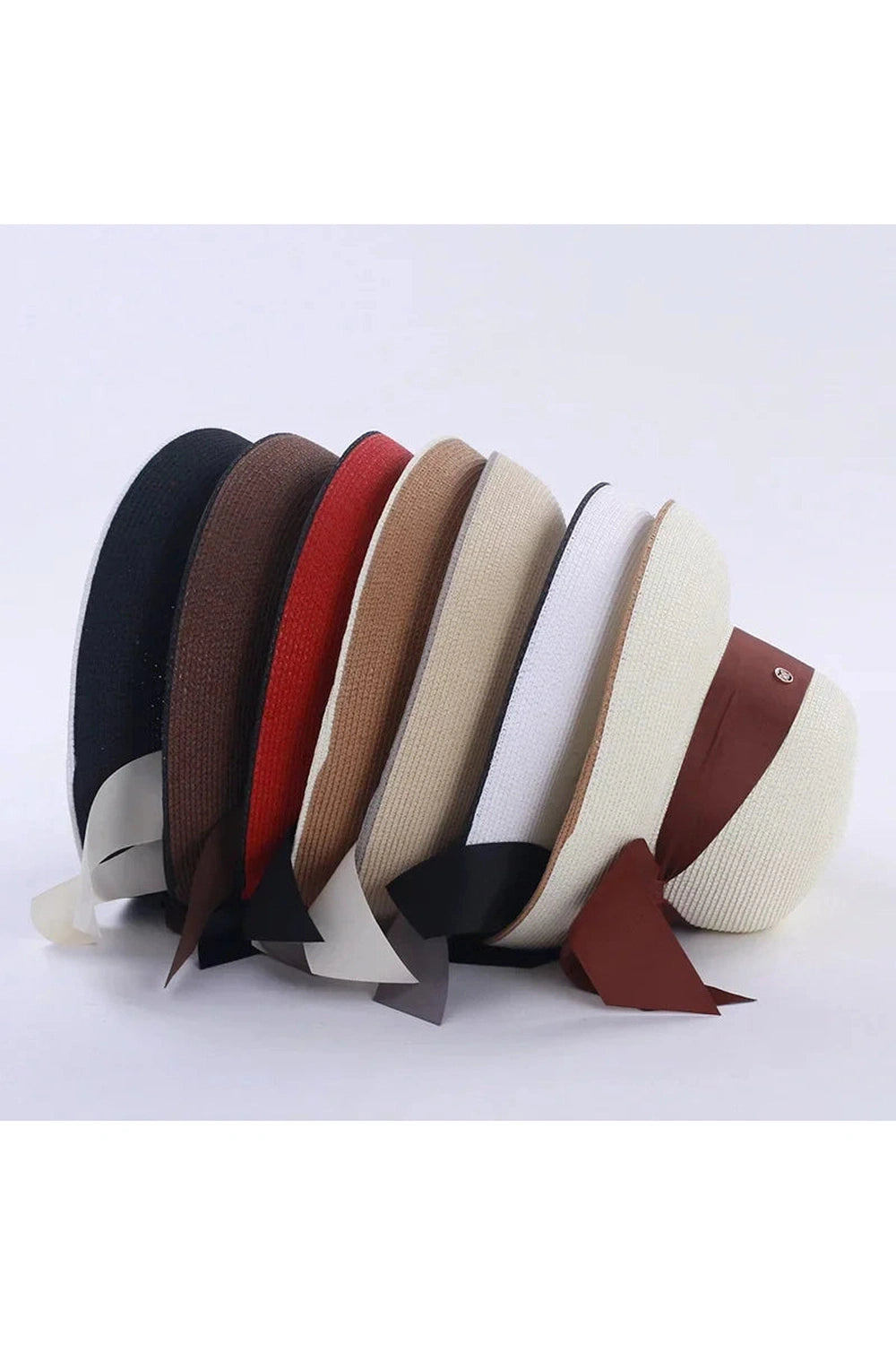 Vintage Black and White Beach Hat cottagecoreclothes