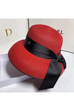 Vintage Black and White Beach Hat cottagecoreclothes