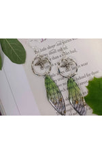 Bee Fairy Wings Earrings cottagecoreclothes