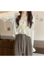 Vintage Ruffle Lace Fall Cardigan cottagecoreclothes