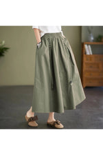 Pure Cotton Safari Skirt cottagecoreclothes