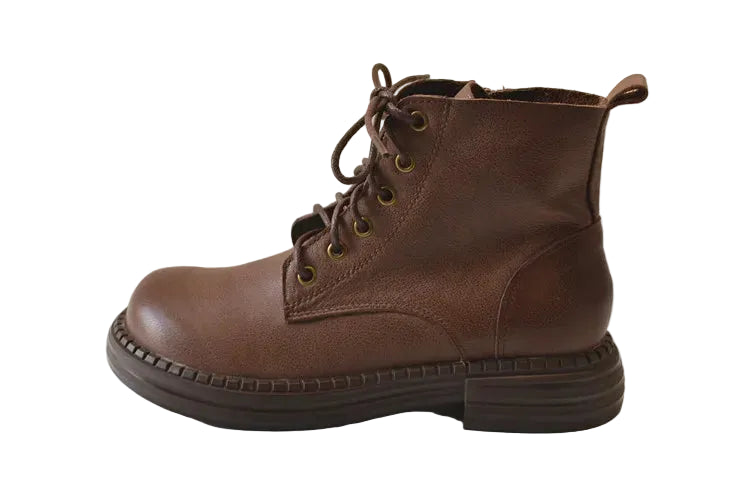 Fairy Grunge Leather Combat Boot