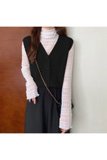 Mori Girl Loose Knitted Vest cottagecoreclothes