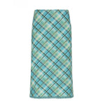 Retro Plaid Slip Skirt