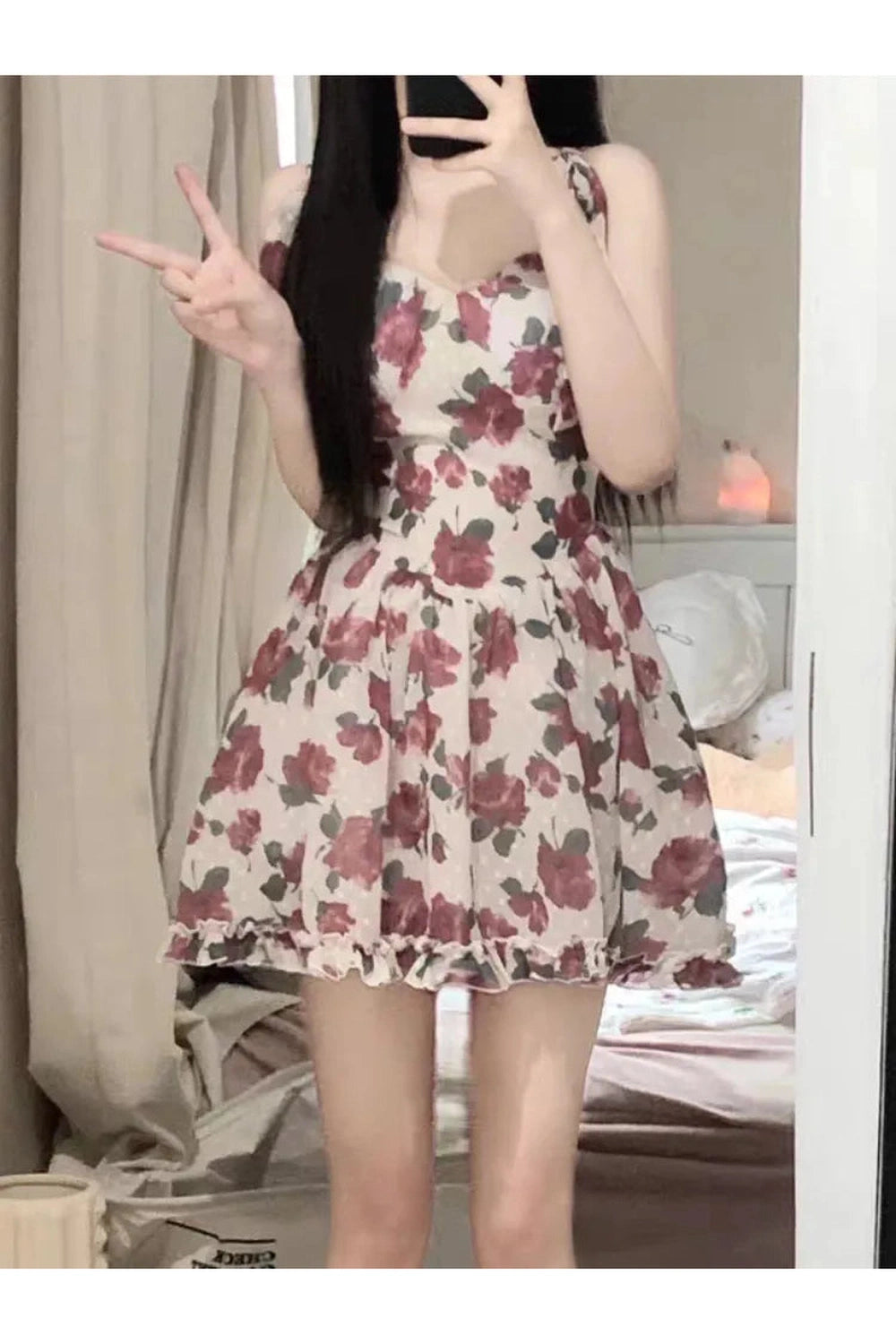 Rosette Romance Sundress cottagecoreclothes