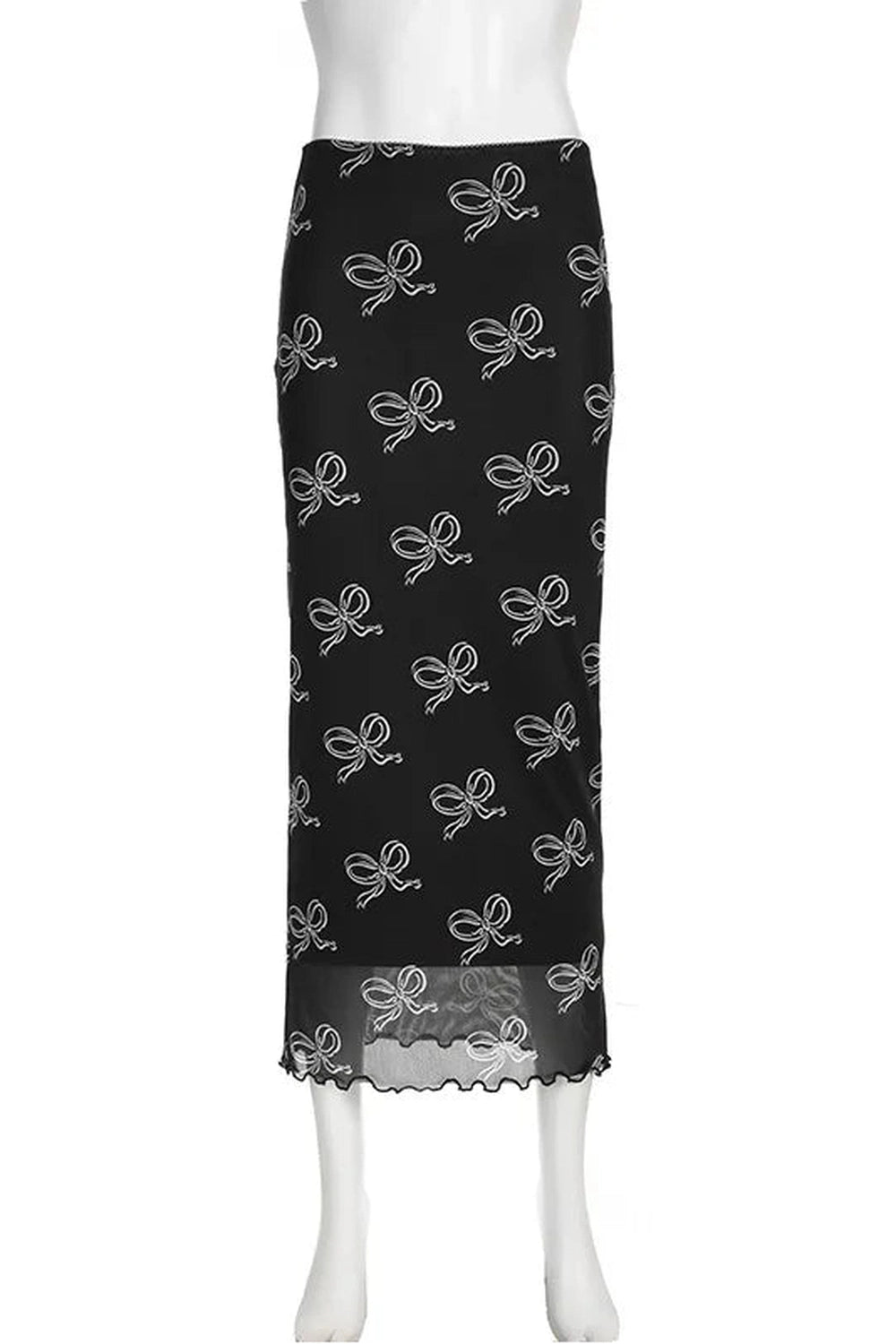 Dark Cottagecore Floral Print Velvet Skirt cottagecoreclothes