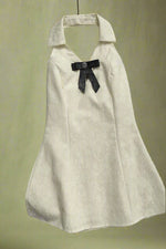 Vintage-Inspired Bowknot Halter Dress cottagecoreclothes