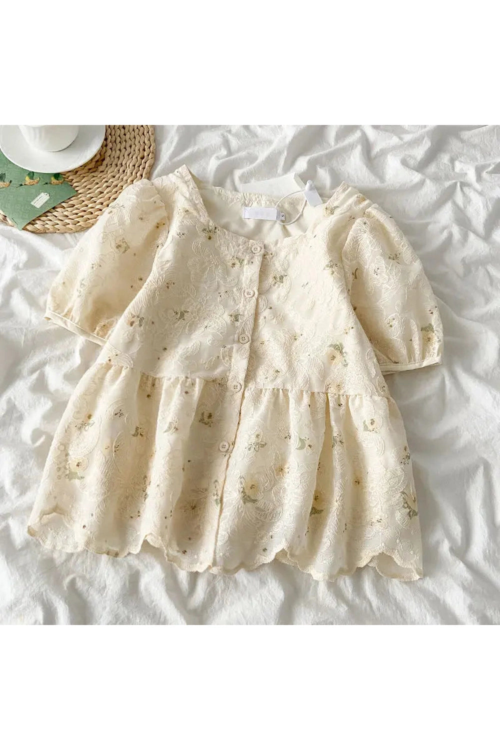Buttercream Dream Tiered Blouse cottagecoreclothes
