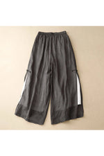 Mori Girl Wide-Leg Linen Pants cottagecoreclothes