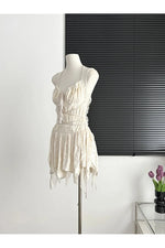 Spaghetti Strap Ballet Mini Dress cottagecoreclothes