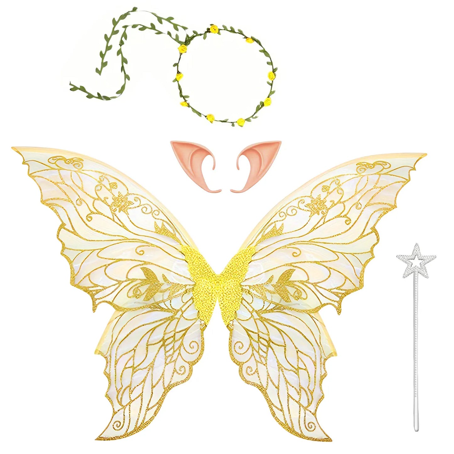 Fairycore & Floral Crown Set