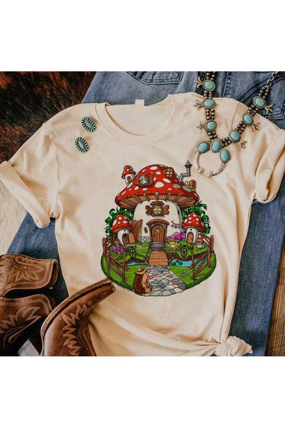Goblincore Harajuku T-Shirt cottagecoreclothes