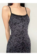 Dark Cottagecore Summer Retro Fairy Grunge Maxi Dress cottagecoreclothes