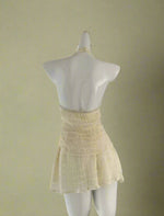 Vintage-Inspired Beaded Neckline Dress cottagecoreclothes