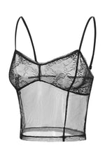 Lace Patchwork Fairy Grunge Crop Top cottagecoreclothes