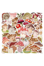 Goblincore Mushroom Friends Sticker Pack cottagecoreclothes
