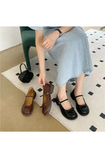 Lolita Bow Round Toe Shoes cottagecoreclothes