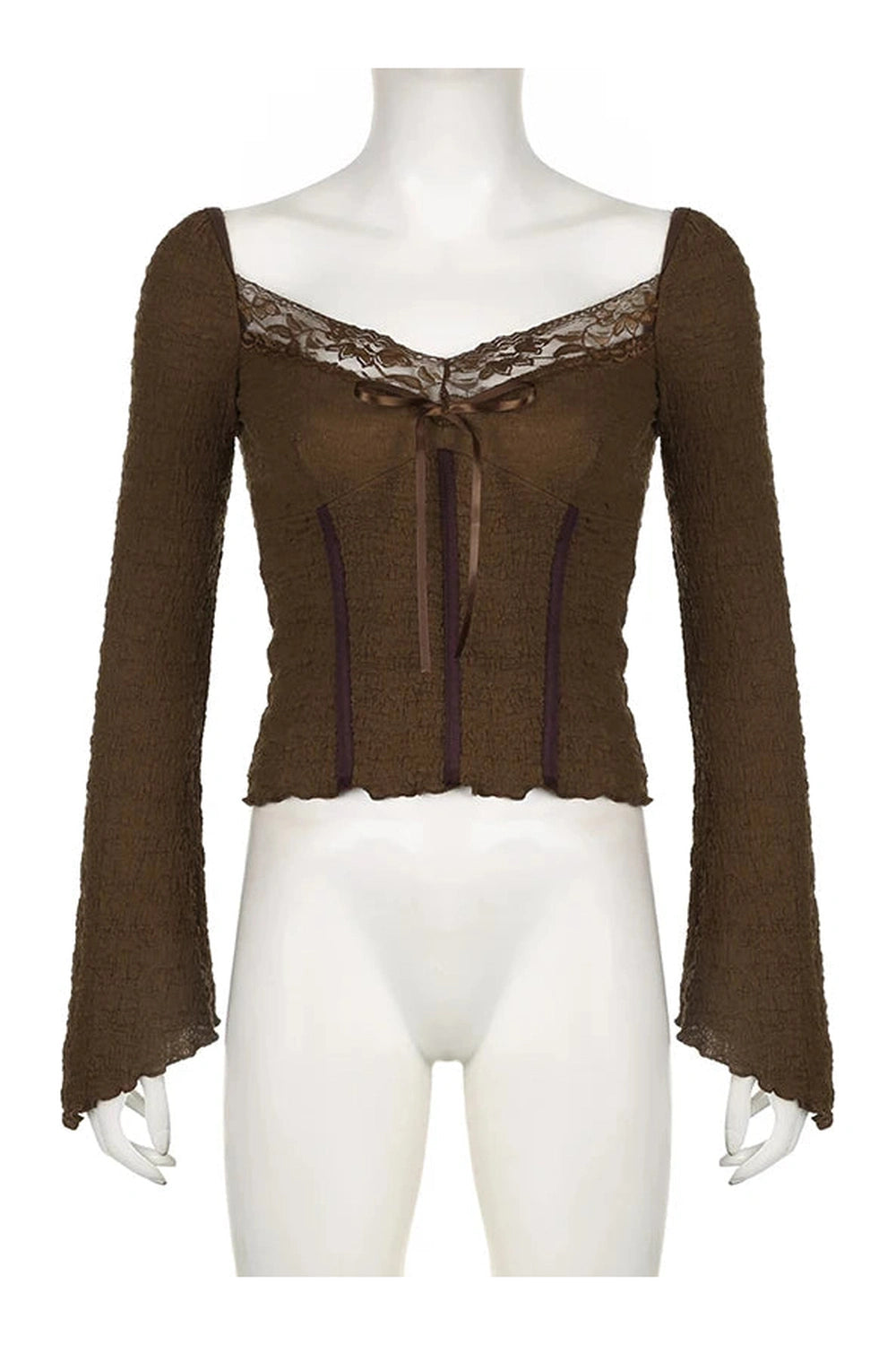 Fairy Grunge Square Neck Top cottagecoreclothes