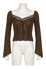 Fairy Grunge Square Neck Top cottagecoreclothes