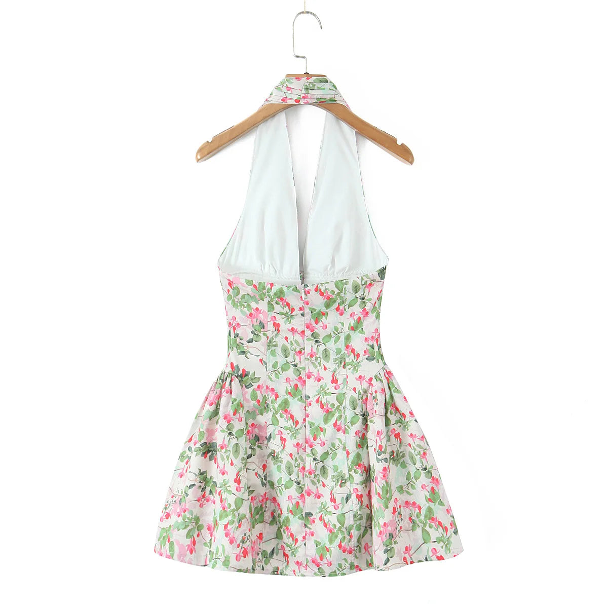 Blossom Valley Halter Dress