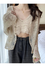 Sun-Proof Casual Fall Cardigan cottagecoreclothes