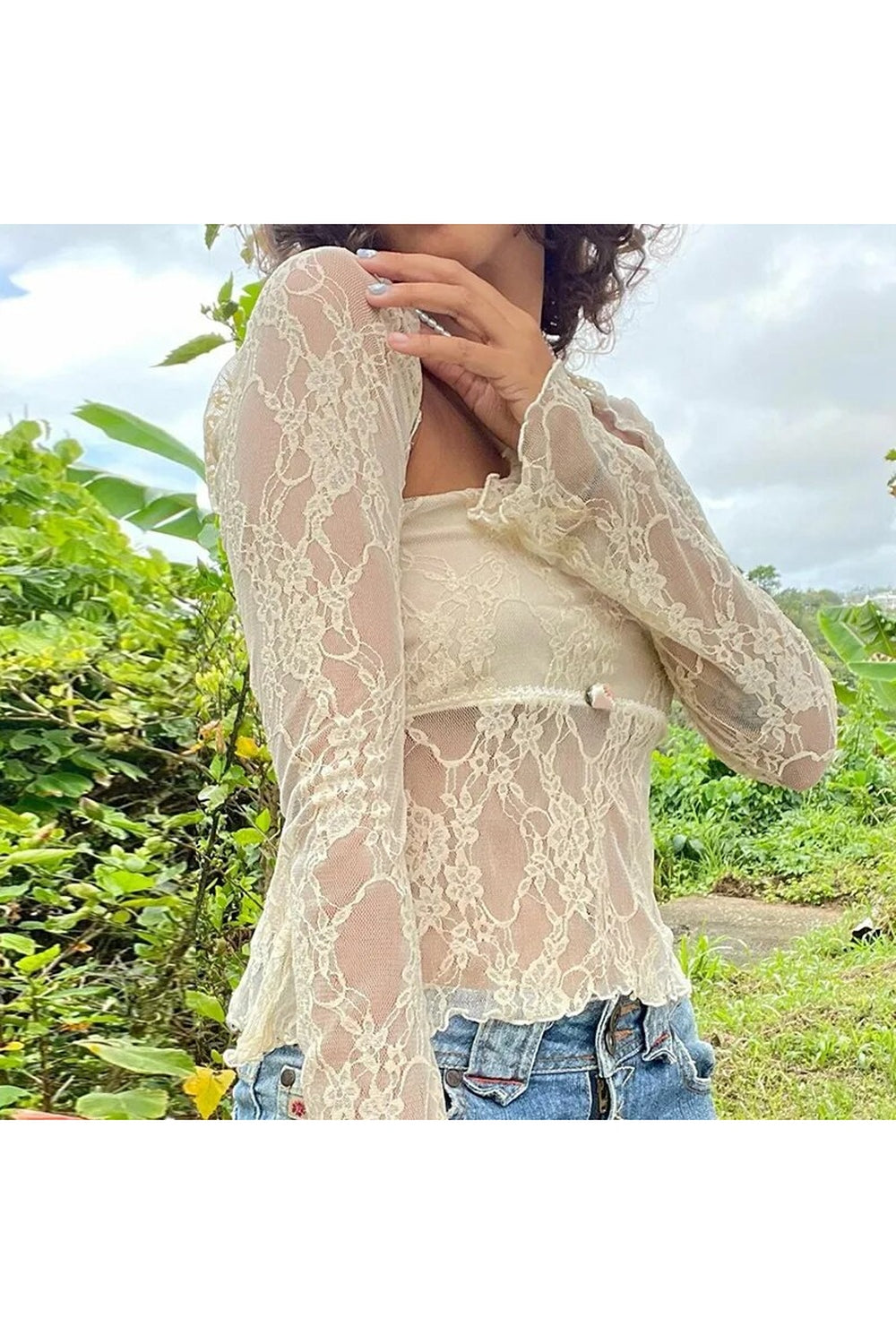 Lace Mesh Fairy Y2K Set cottagecoreclothes