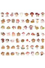 Goblincore Mushroom Friends Sticker Pack cottagecoreclothes