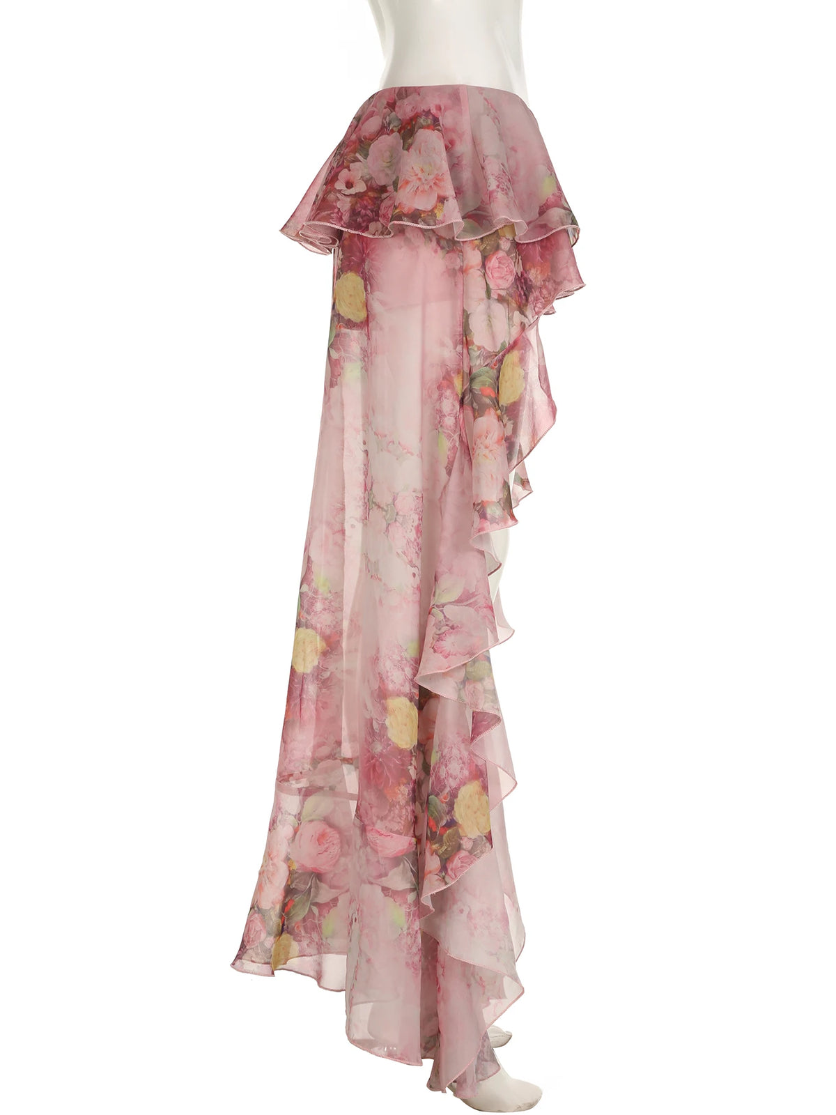 Floral High-Low Fairy Skirt cottagecoreclothes