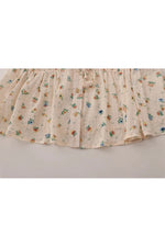 Sweet Print V-neck Shirt cottagecoreclothes