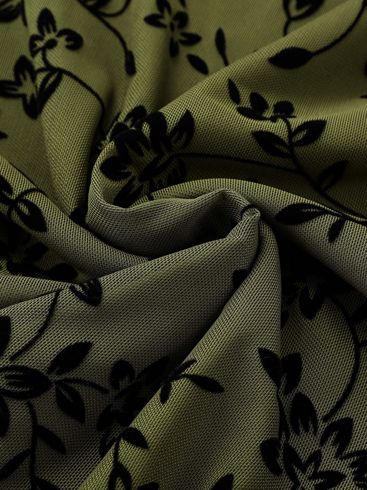 Robe fleurie en maille à manches cloche Fairycore