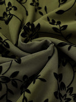 Robe fleurie en maille à manches cloche Fairycore