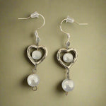 Fairycore Crystal Flower Drop Earrings cottagecoreclothes