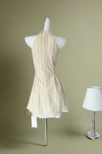 Vintage-Inspired Bowknot A-Line Dress cottagecoreclothes