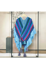 Ethnic Style Poncho cottagecoreclothes