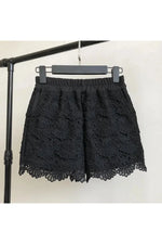 Dark Cottagecore Lace Overlay Shorts cottagecoreclothes