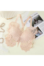 Dark Cottagecore Embroidered Butterfly Bralette cottagecoreclothes