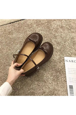 Lolita Bow Round Toe Shoes cottagecoreclothes