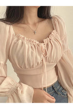 Vintage Boho Bishop Sleeve Shirt cottagecoreclothes