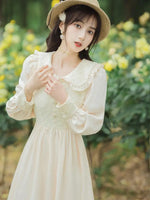 Cottagecore Peter Pan Collar Dress cottagecoreclothes