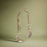 Fairycore Starry Night Drop Earrings cottagecoreclothes