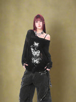 Fallen Butterfly Sweater cottagecoreclothes