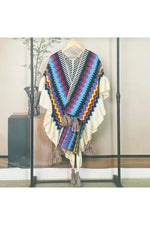 Ethnic Style Poncho cottagecoreclothes