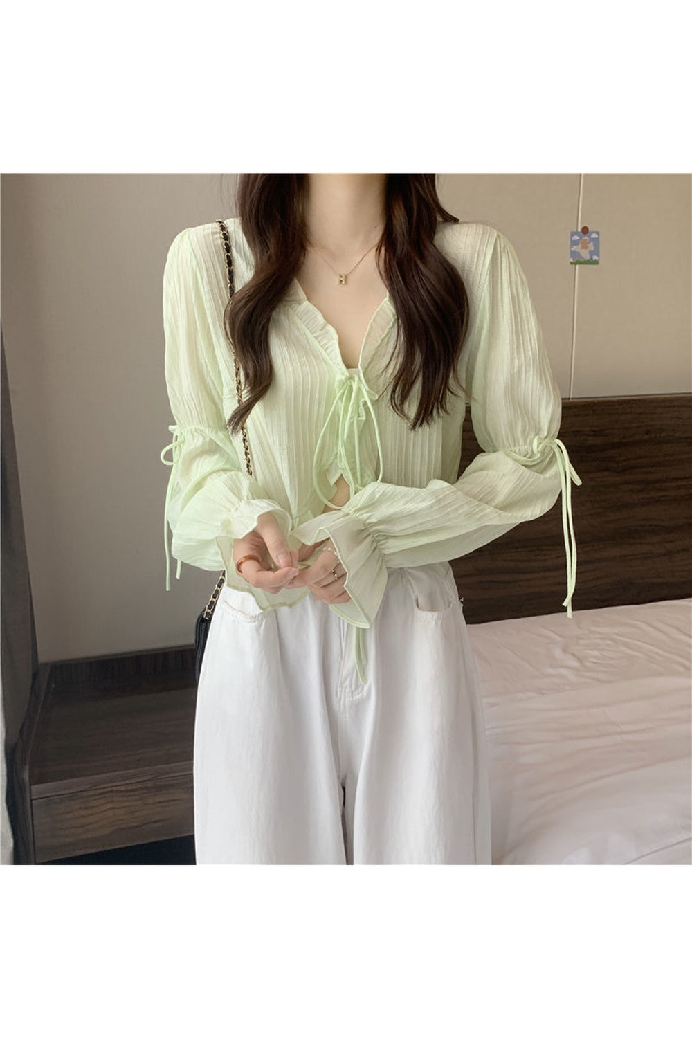 Vintage Ruffle Lace Fall Cardigan cottagecoreclothes