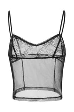 Lace Patchwork Fairy Grunge Crop Top cottagecoreclothes