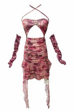 Fairycore Asymmetrical Layered Mini Dress cottagecoreclothes