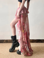 Floral High-Low Fairy Skirt cottagecoreclothes