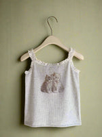 Vintage Aesthetic Cat Print Tank Top cottagecoreclothes