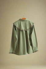 Cottagecore Embroidered Petal Collar Blouse cottagecoreclothes