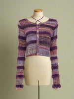 Vintage Fuzzy Knit Cardigan cottagecoreclothes